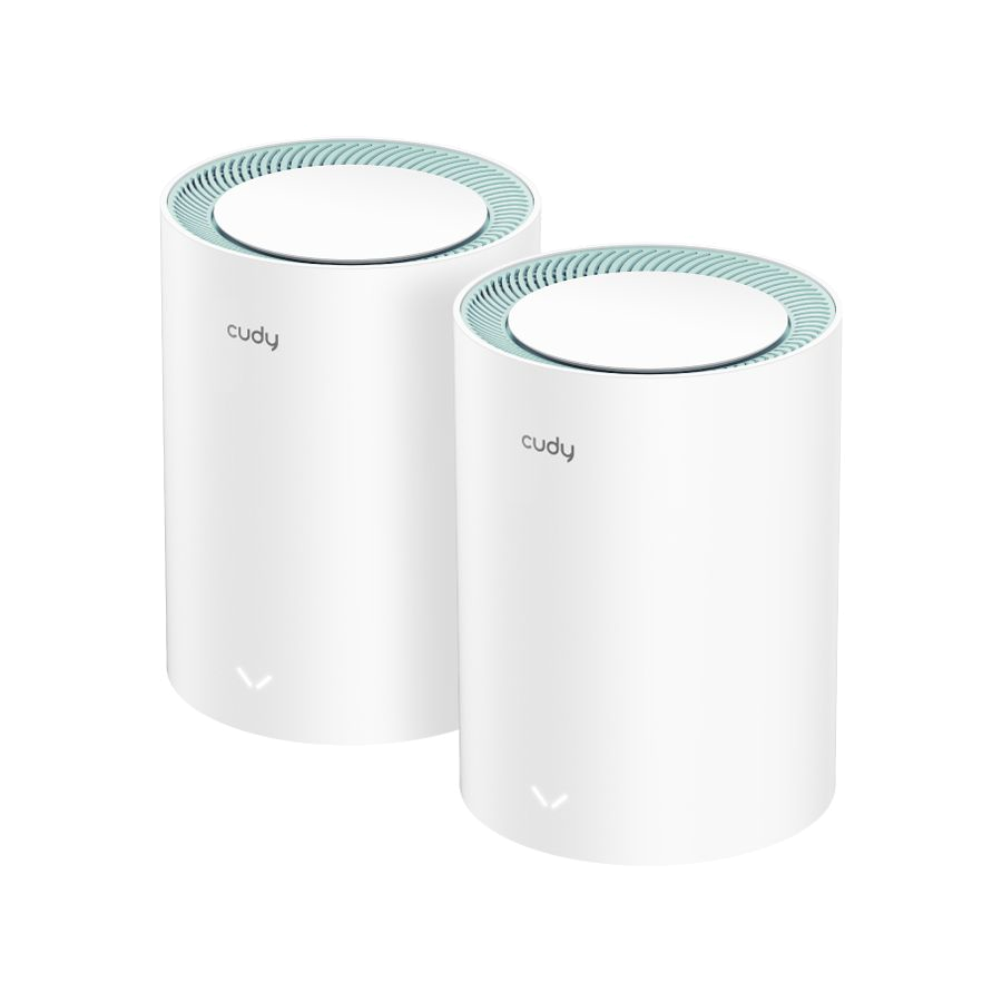 Access Point - Cudy - Cudy Dual Band WiFi 5 1200Mbps Gigabit Mesh Router 2 Pack